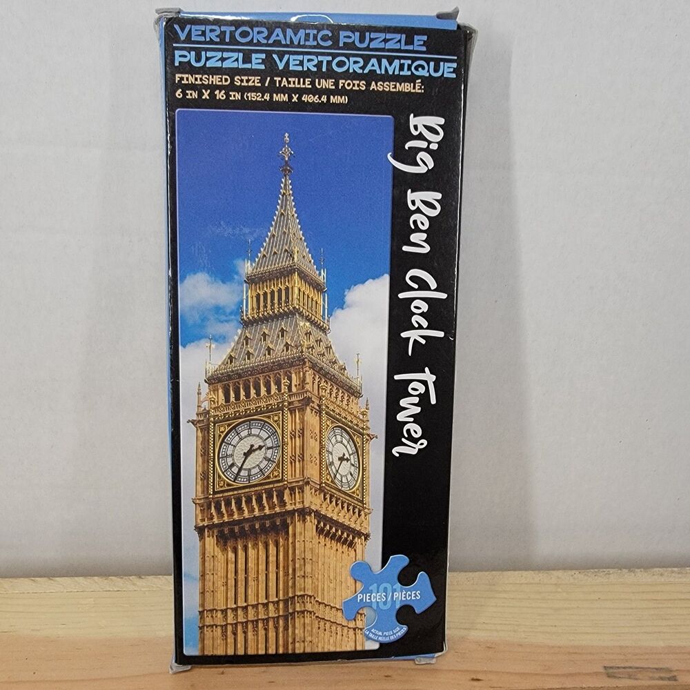 Big Ben Clock Tower Vertoramic 101 Piece Puzzle
